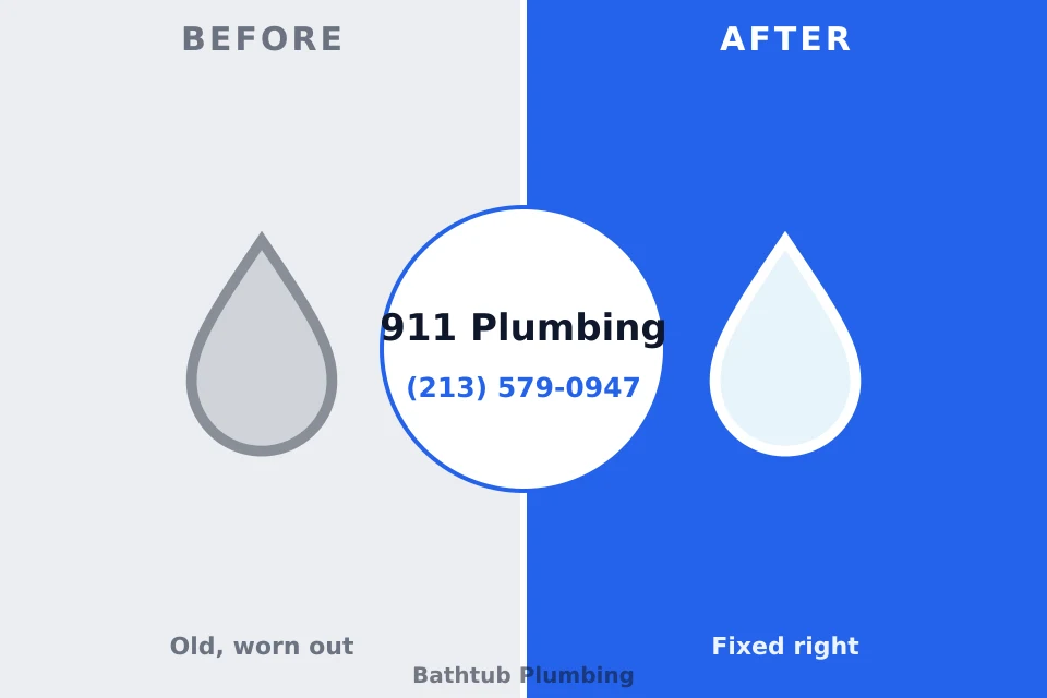 Before and after: plumbing company Pittsburg, TX